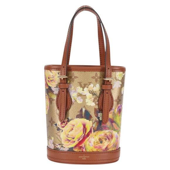 LOUIS VUITTON LV Garden Nano Bucket Shoulder Bag Beige M81724 - Picture 13 of 16